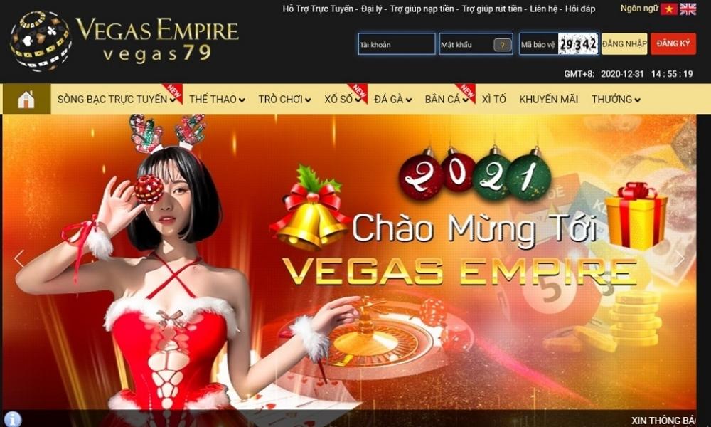 Link đăng nhập VEGAS79 Casino mới nhất